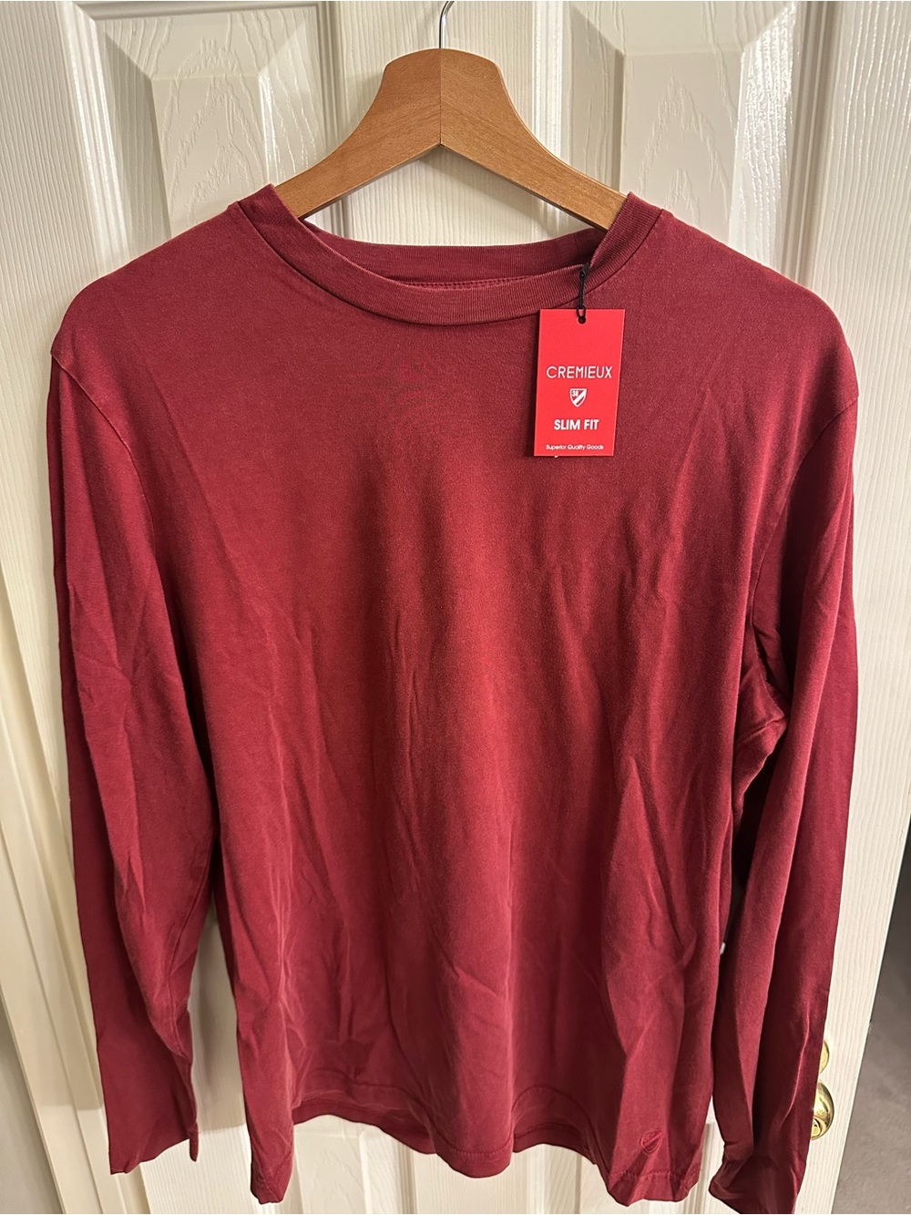 Daniel Cremieux Long Sleeve Slim Fit Shirt - Deep Wine
